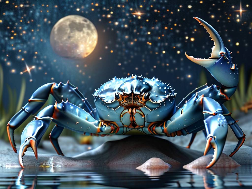 巨蟹座图片星空图