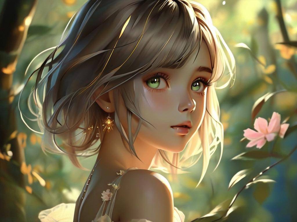 美女头像动漫 清新自然(1)