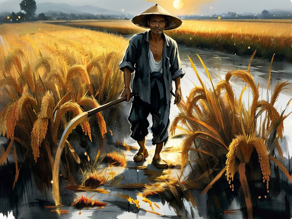 梦见收割水稻有什么预兆