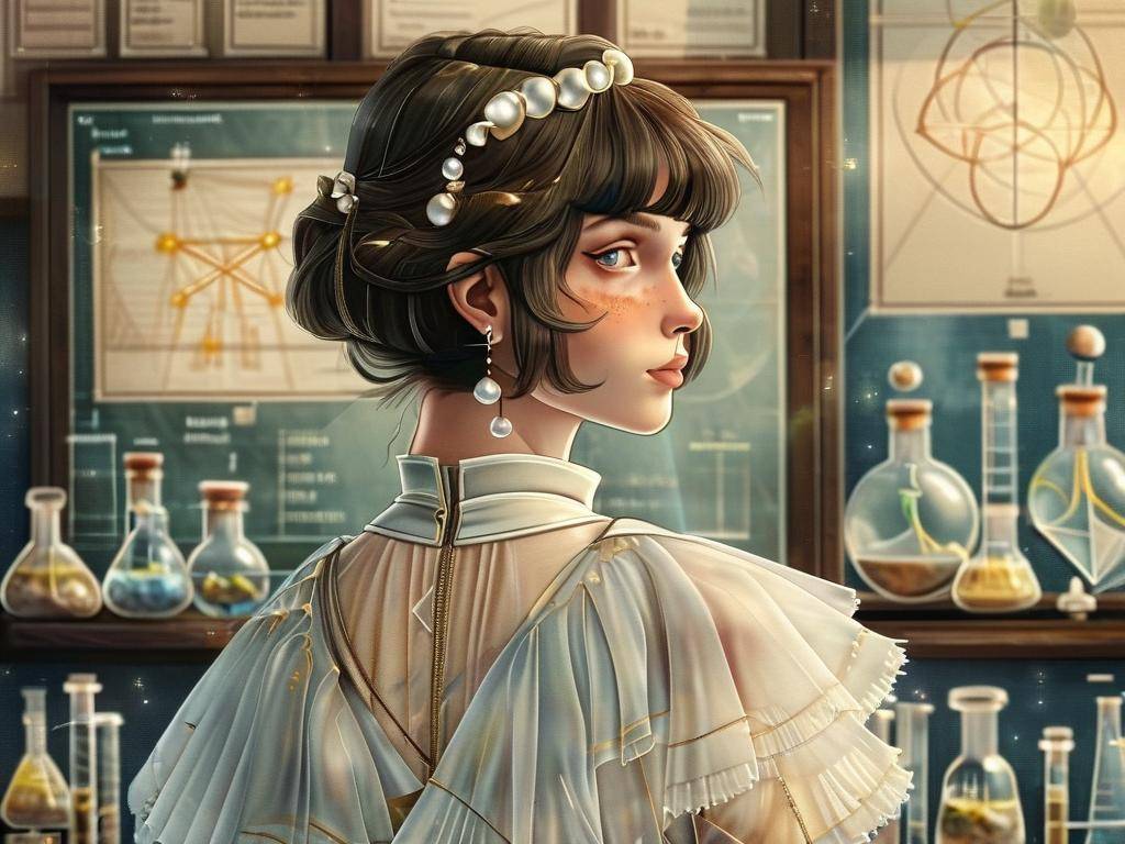 一步一步教你画处女座