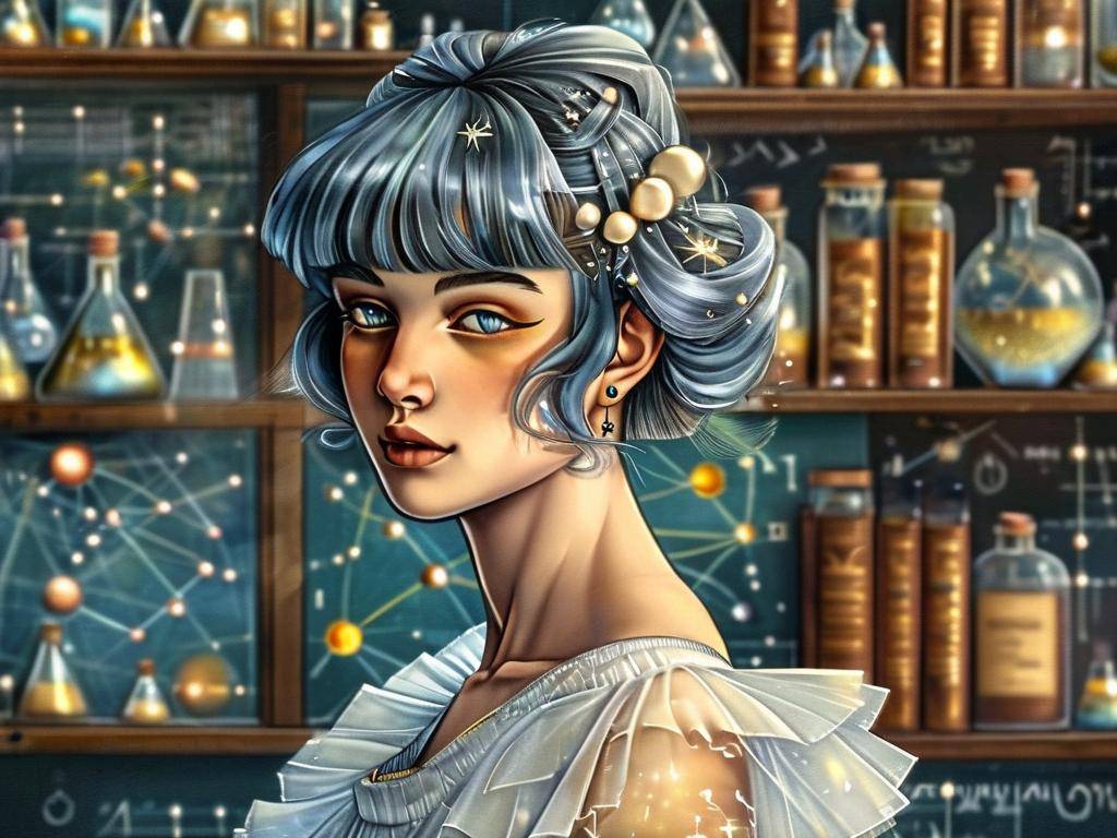 一步一步教你画处女座(1)