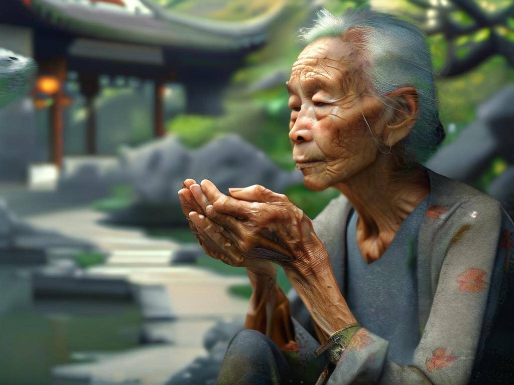 看手相如何判断长寿老人寿命