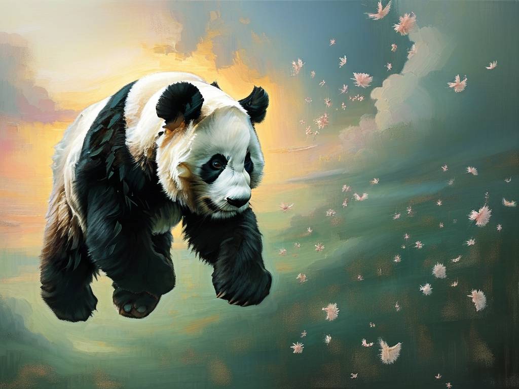 梦见熊猫在天上飞(1)