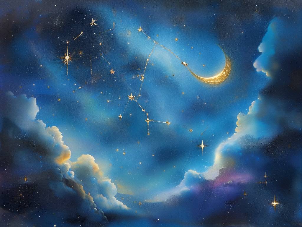 水瓶座星空图片大全 唯美