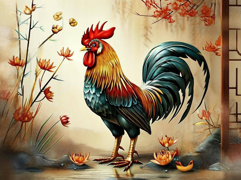 属鼠宅玄关挂公鸡好吗