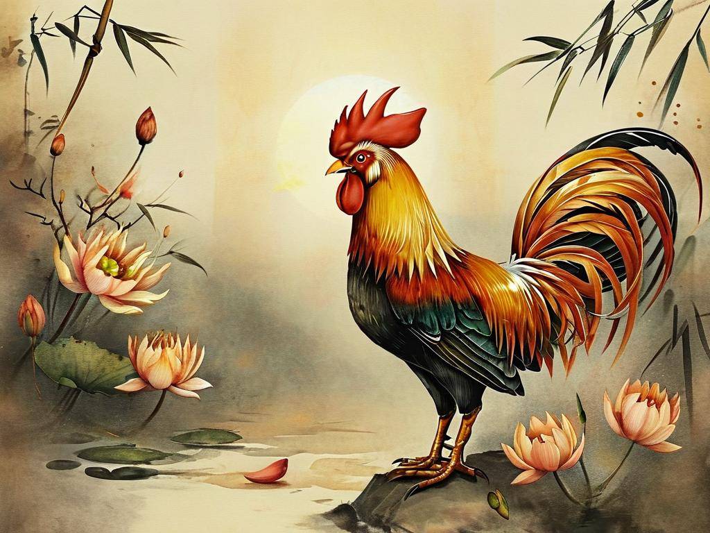 属鼠宅玄关挂公鸡好吗