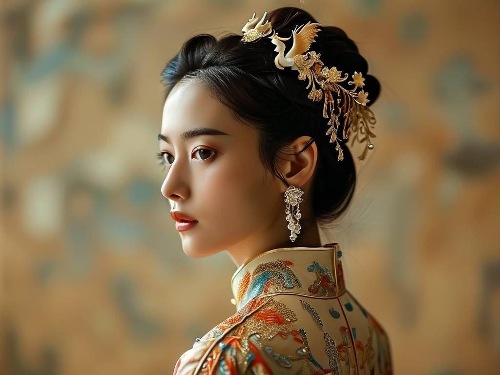 属马女人头像配那种花