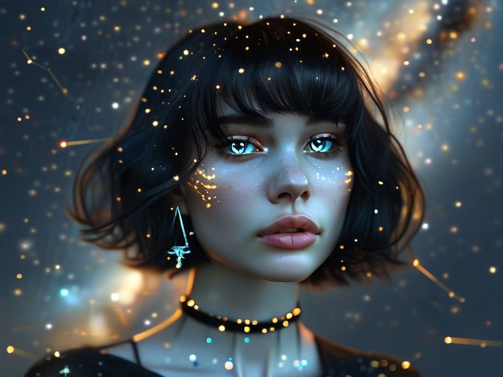 双子座头像女生霸气 星空