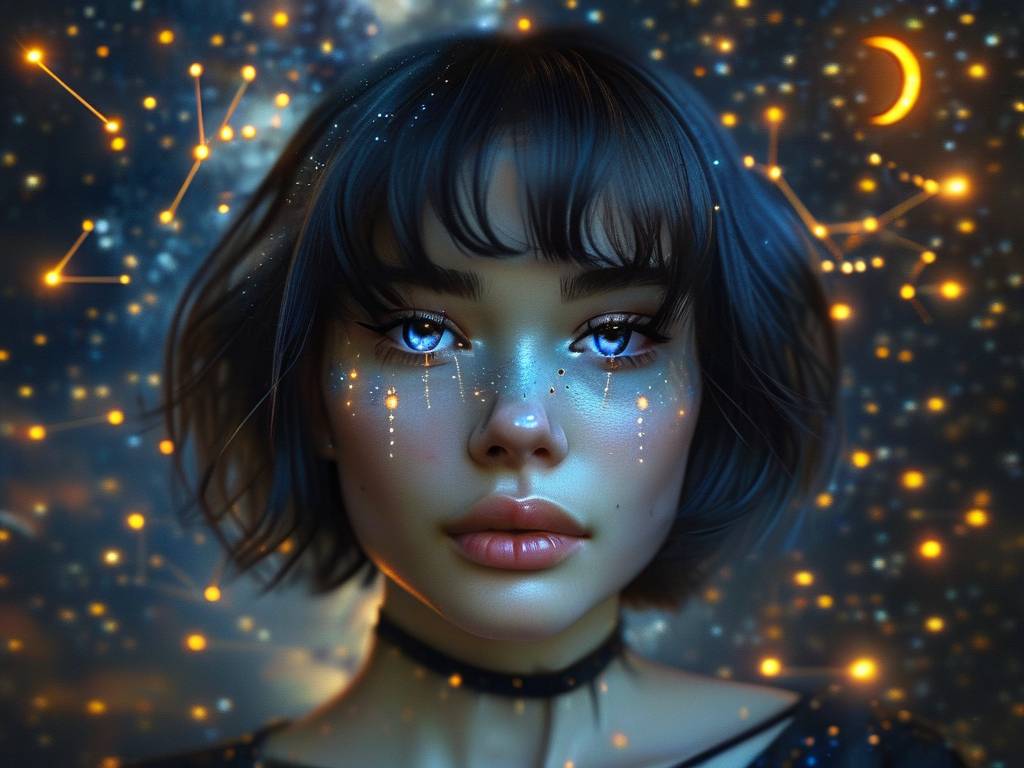 双子座头像女生霸气 星空