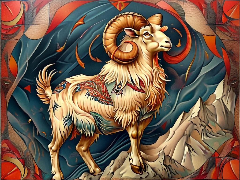 白羊星座纹身图片