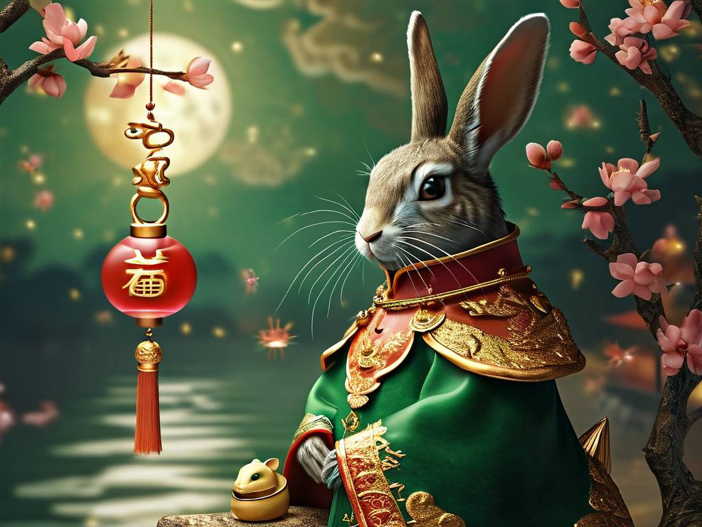 2021属兔人旺财屏保