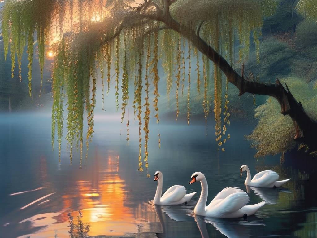 梦见湖水涨潮景色宜人