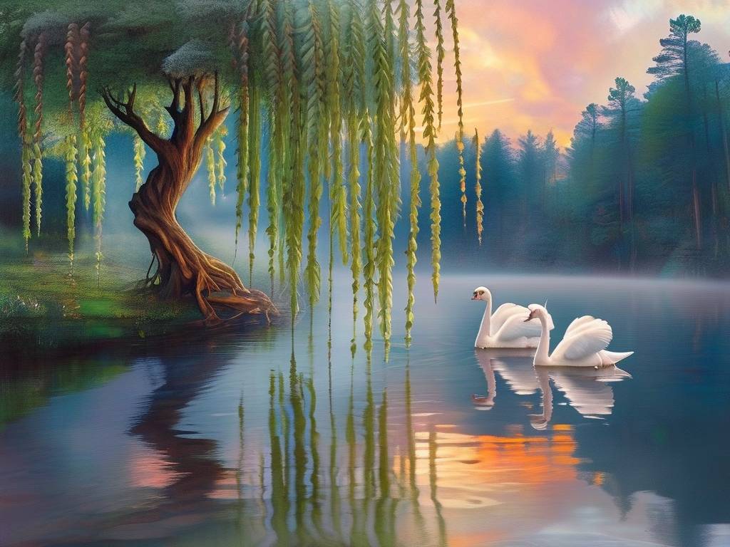 梦见湖水涨潮景色宜人(1)