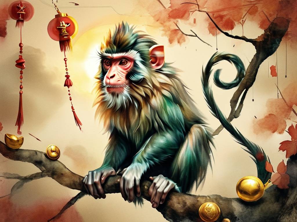 属猴人吉祥图转运图片