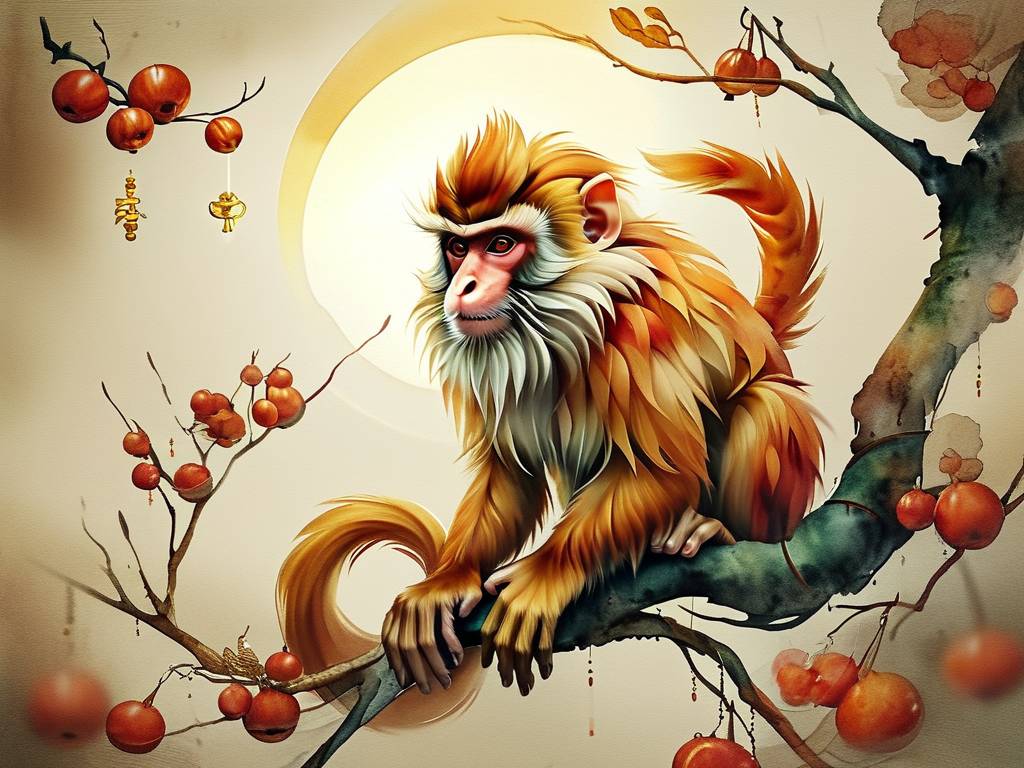 属猴人吉祥图转运图片(1)
