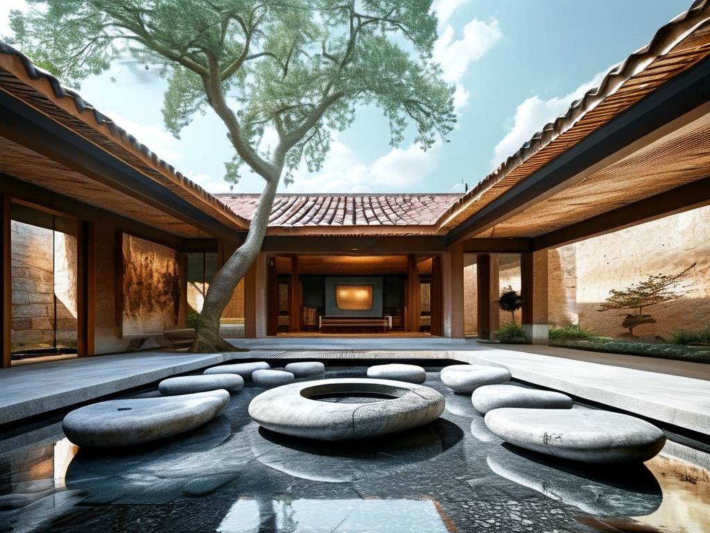 平原农村院子风水布局图片(1)