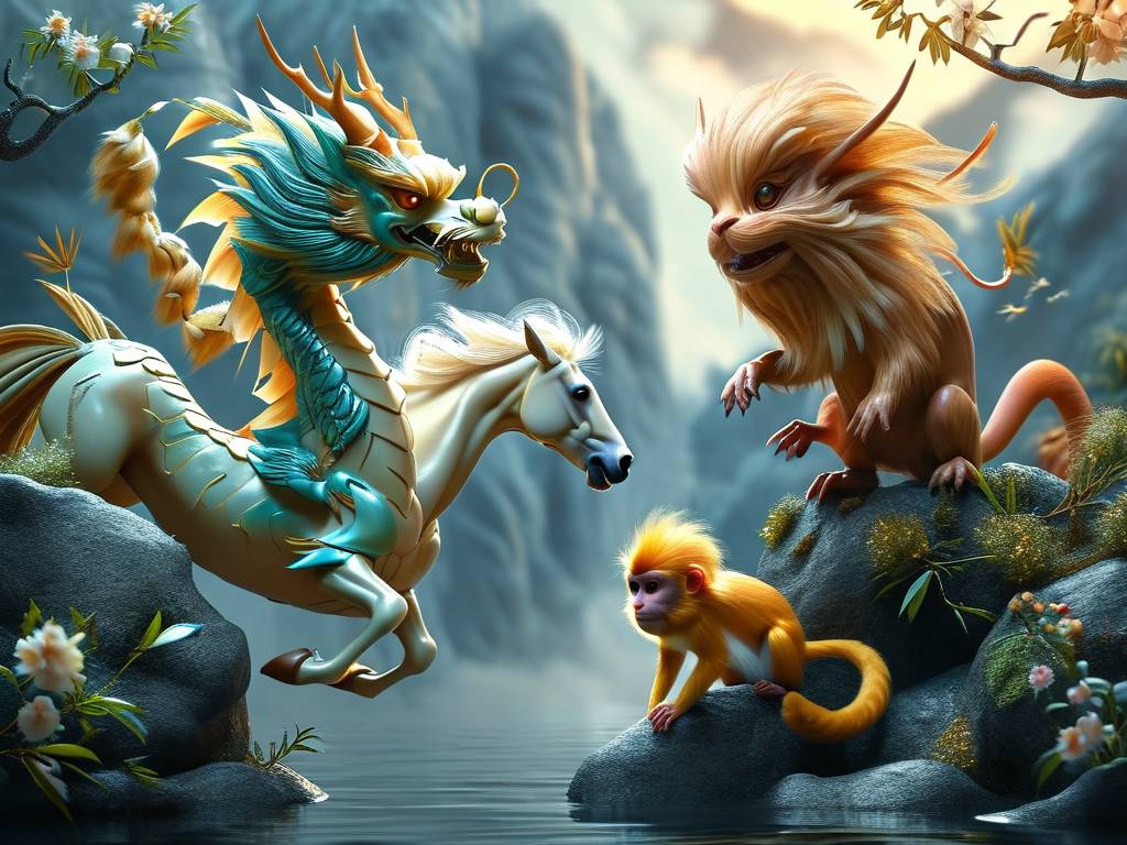属龙属马属猴