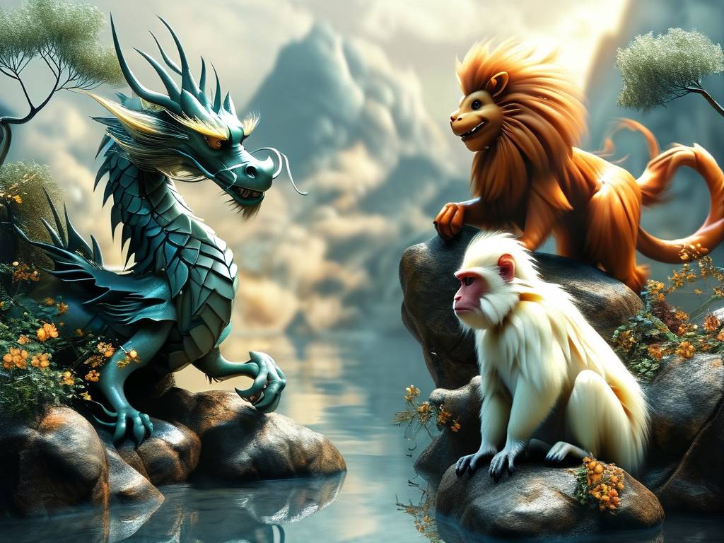 属龙属马属猴