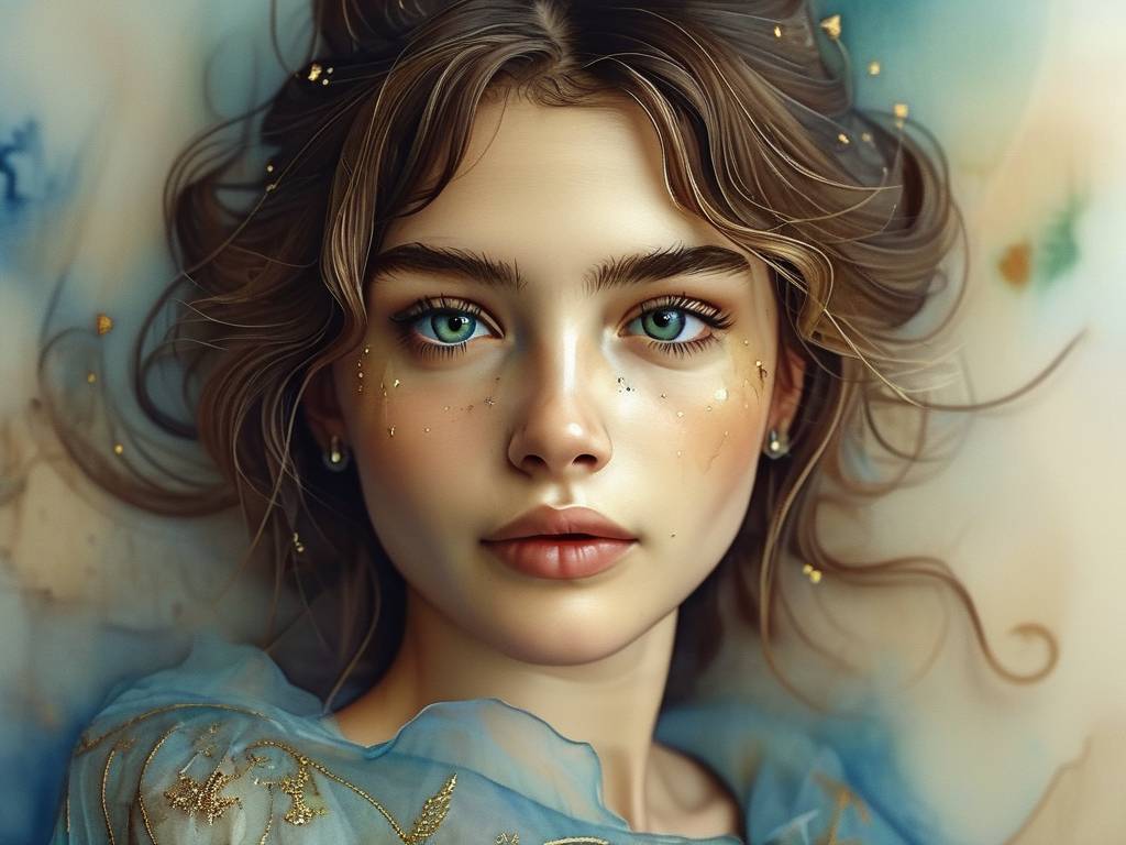处女星座女生头像