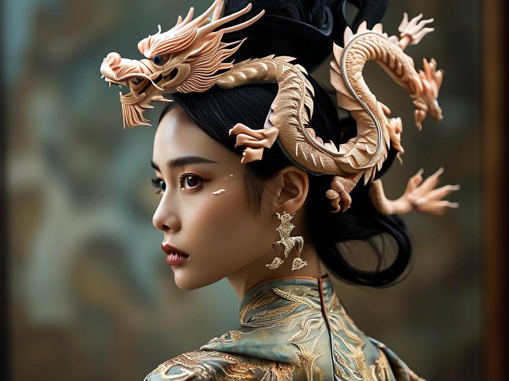 头像属龙女