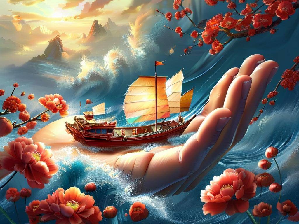 高人帮忙看手相怎么说祝福语(1)