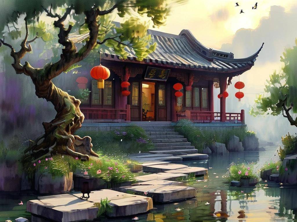 父亲属蛇孩子属鼠相克,儿子房子挂树木画