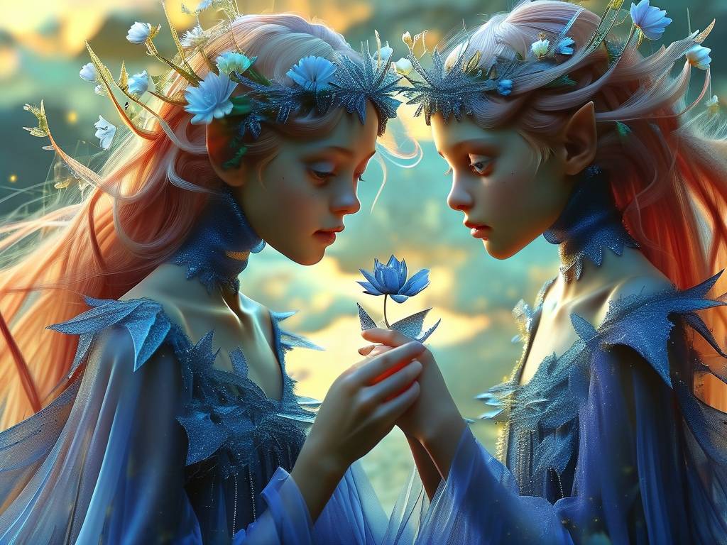 画一个双子座的公主简单的