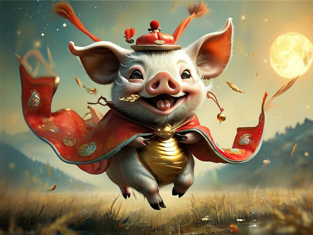 不愧是属猪的