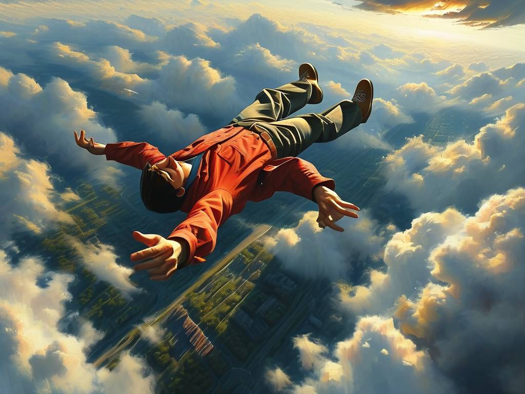 梦见在滑行时高空坠落什么意思(1)