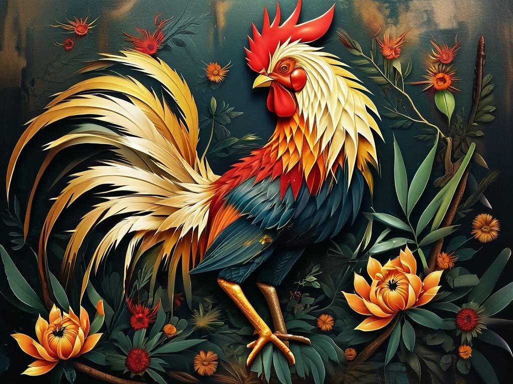 属鸡纹身纹什么图案最吉利