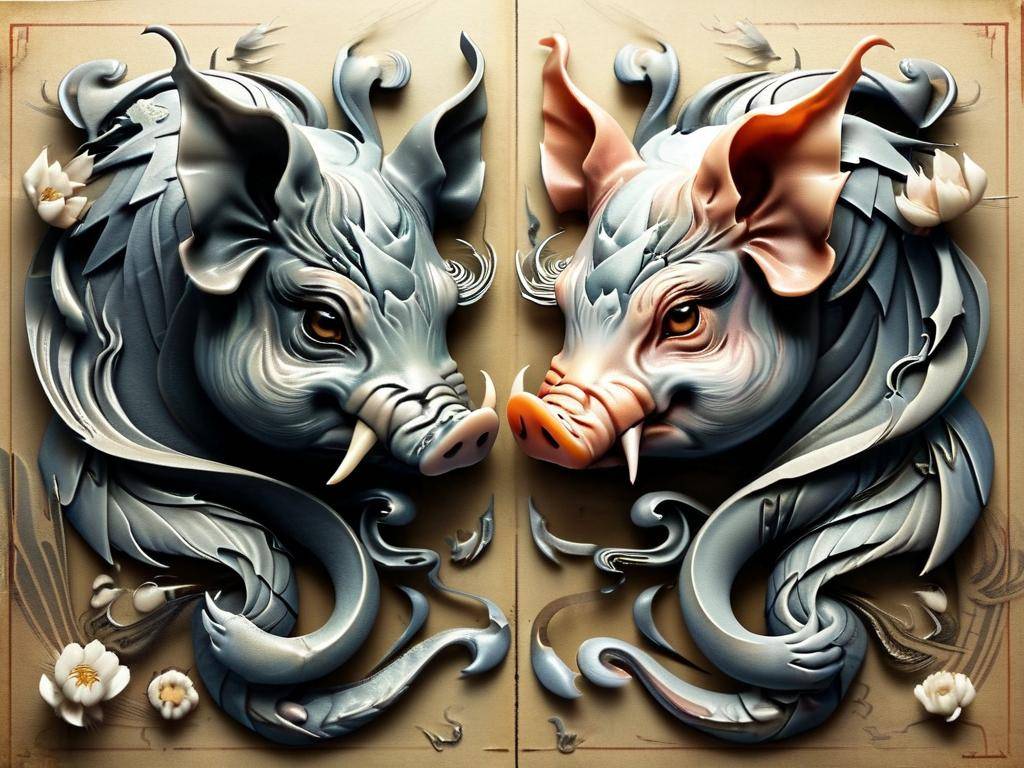 属猪可以纹过肩龙吗
