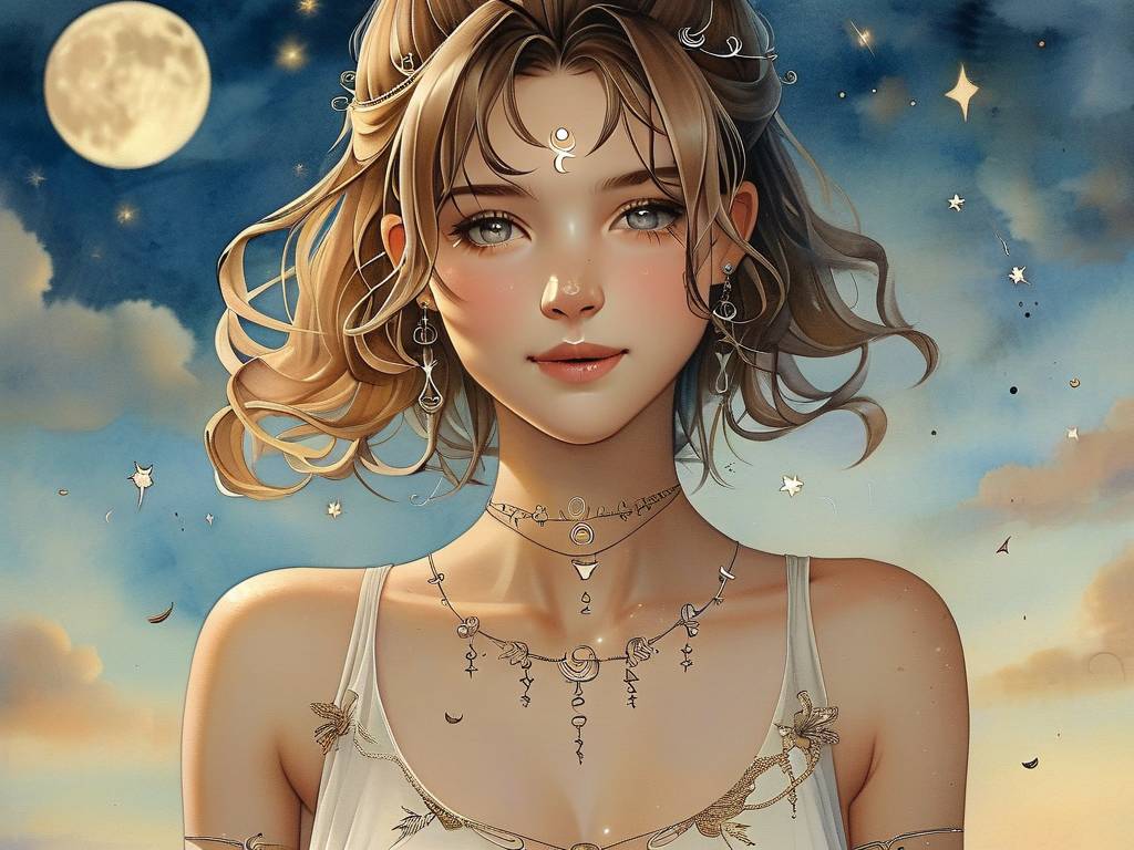 天秤座幸运头像动漫女生版