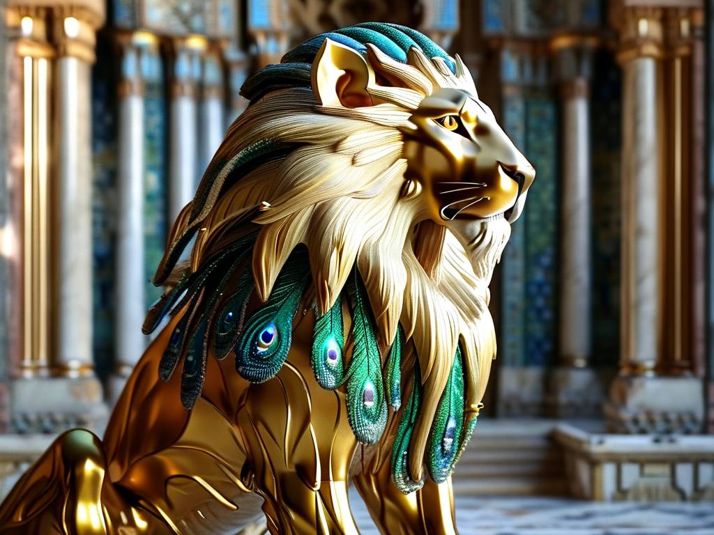 黄金狮子座图片