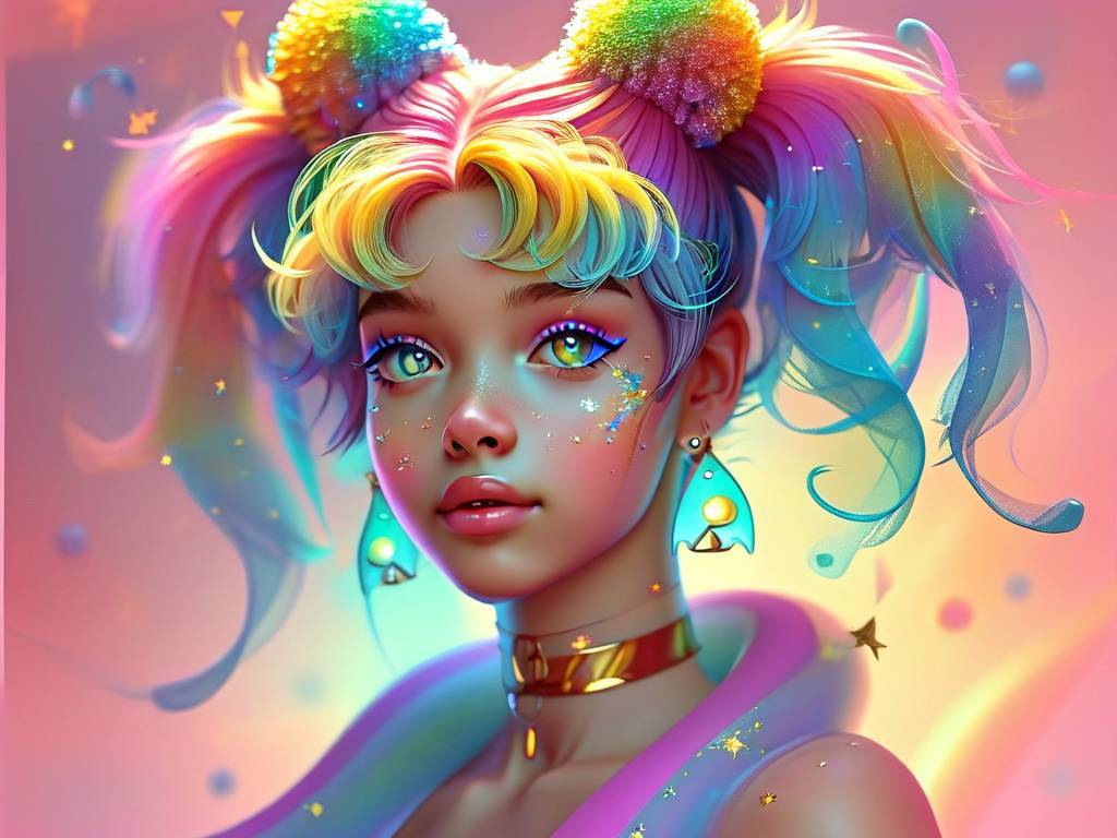 双子座卡哇伊女生头像(1)