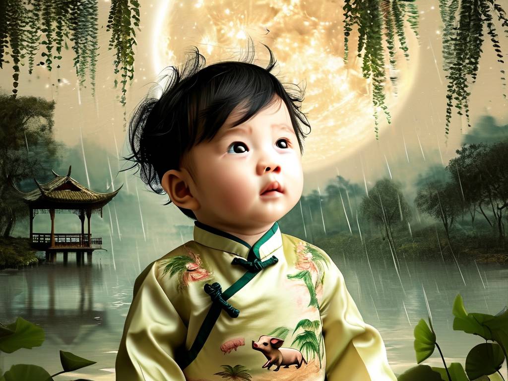 男宝宝属猪叫景灏