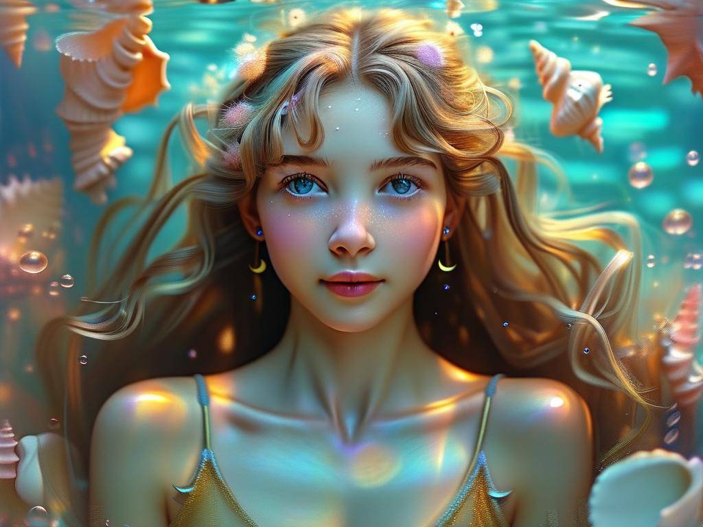女生双鱼座照片动漫图片(1)