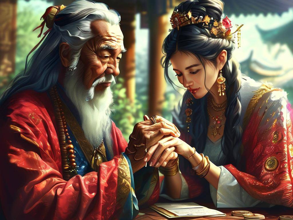 算命先生看手相夸人话(算命先生看手相的经典台词)