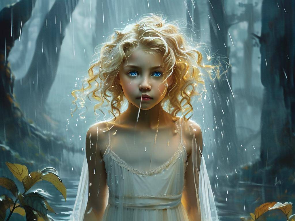 水瓶座的少女人的画法(1)