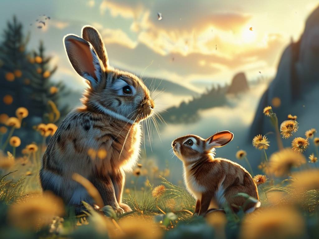 属兔遇见牛年