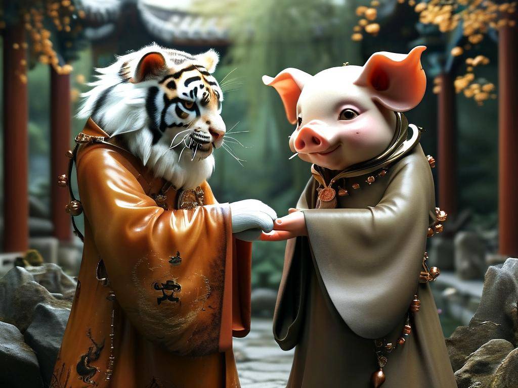 属虎的和属猪的合作发财吗