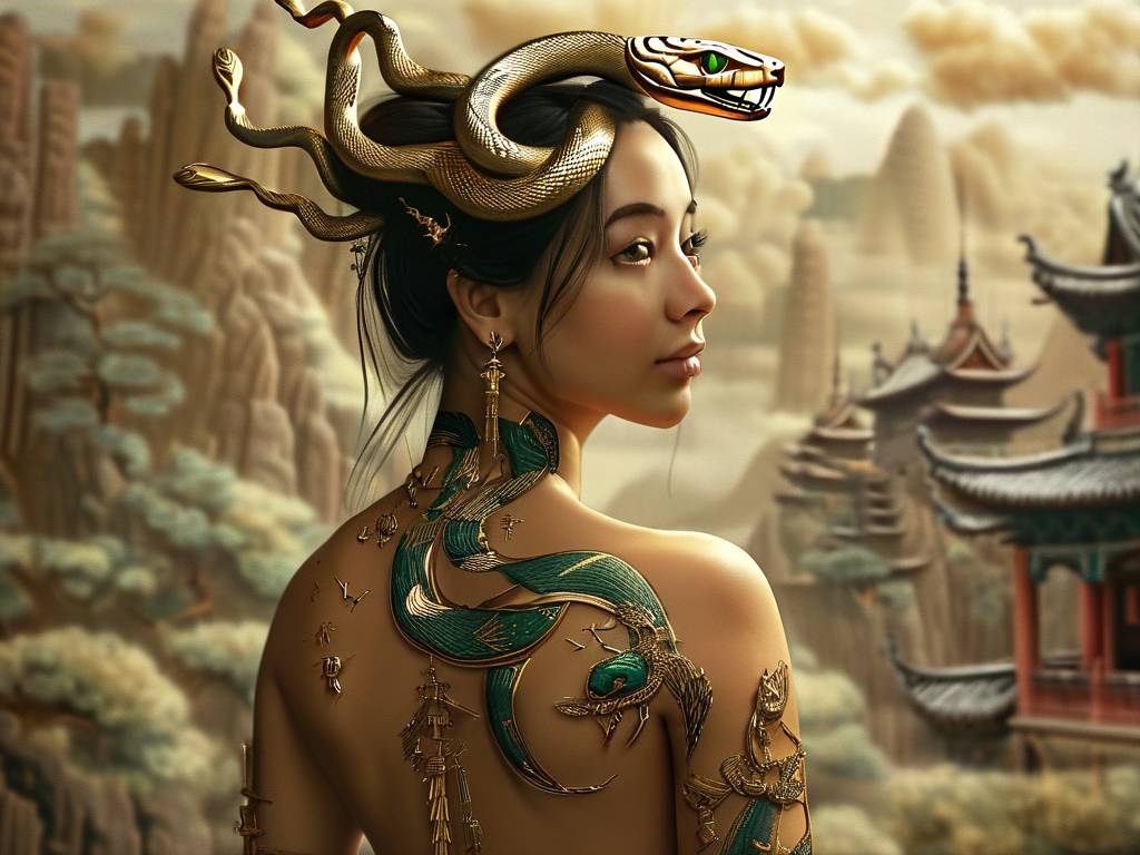 属蛇的人纹什么身招财(1)
