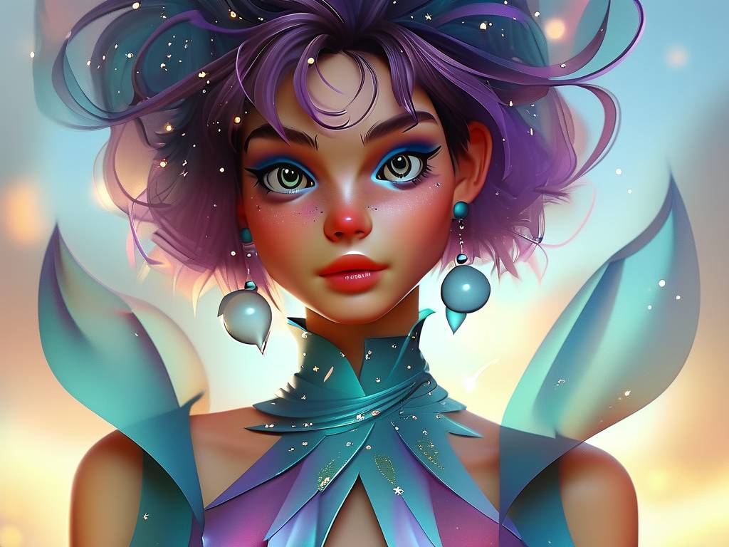 双子座女生头像可爱 卡通人物