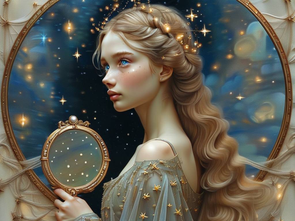 处女座头像 女生 星空梦幻