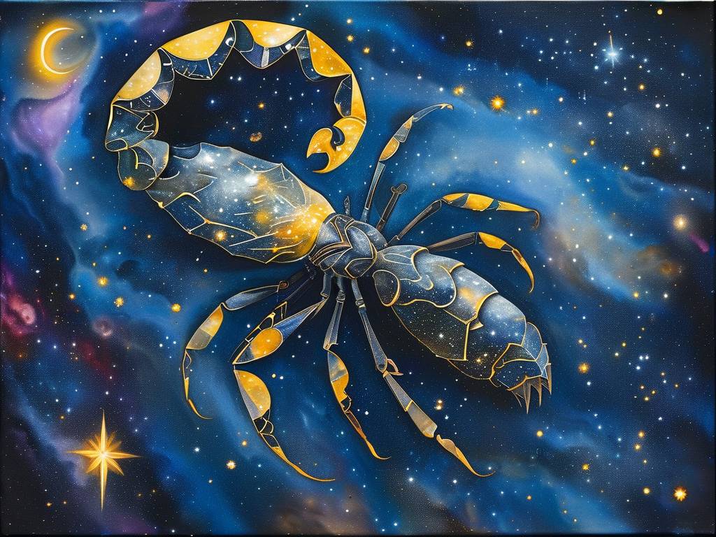 天蝎星座星空图片