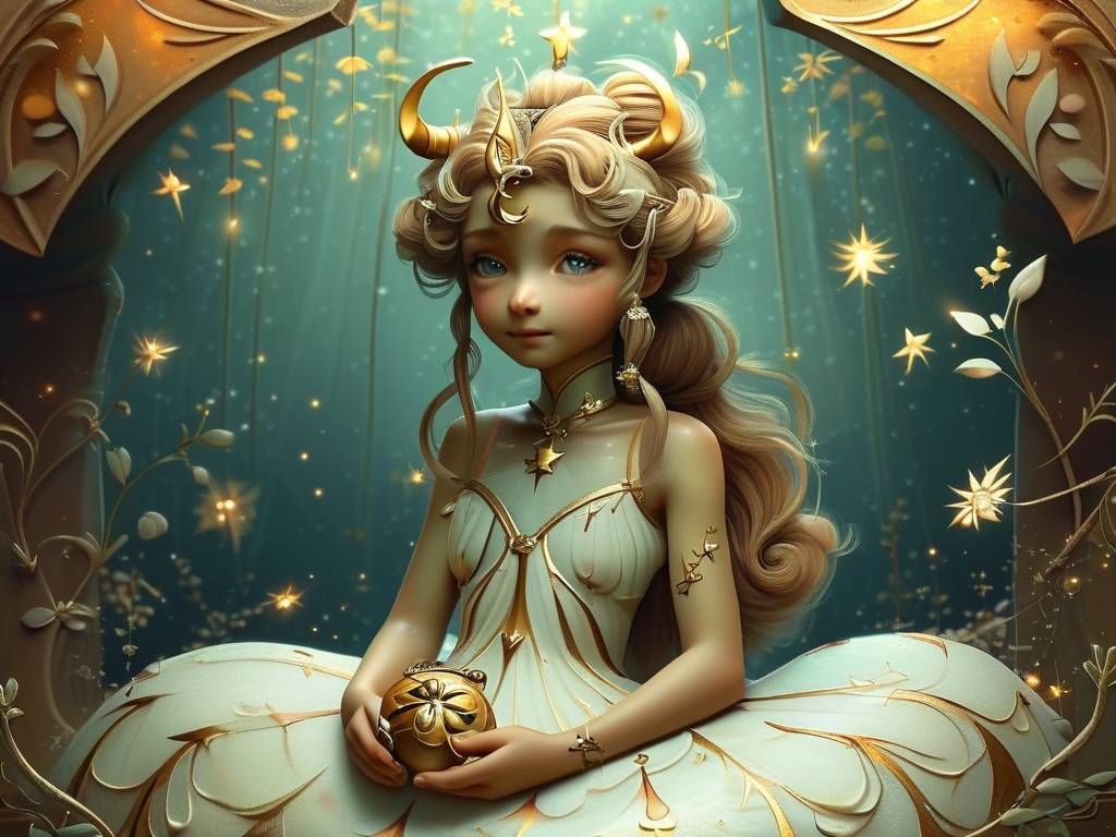 q版12星座公主简笔画之处女座
