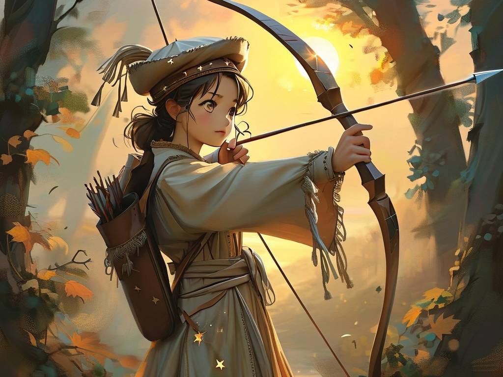 射手座画画可爱 简单