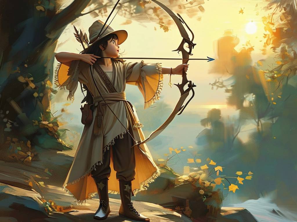 射手座画画可爱 简单(1)