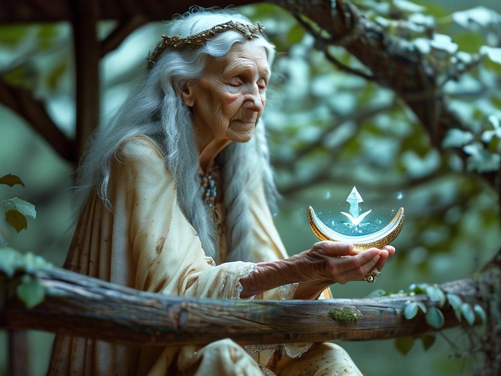 梦见神婆给自己算命说我有福气(1)