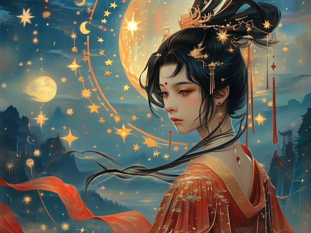 12星座动漫古风少女