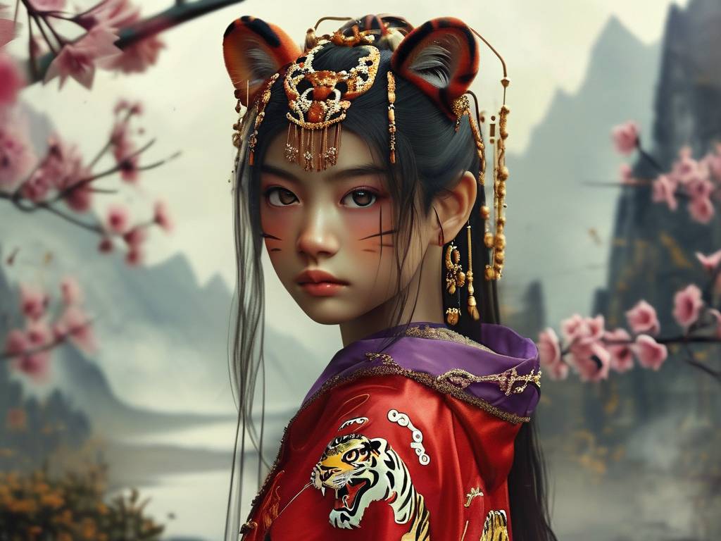 属虎特征女孩(1)